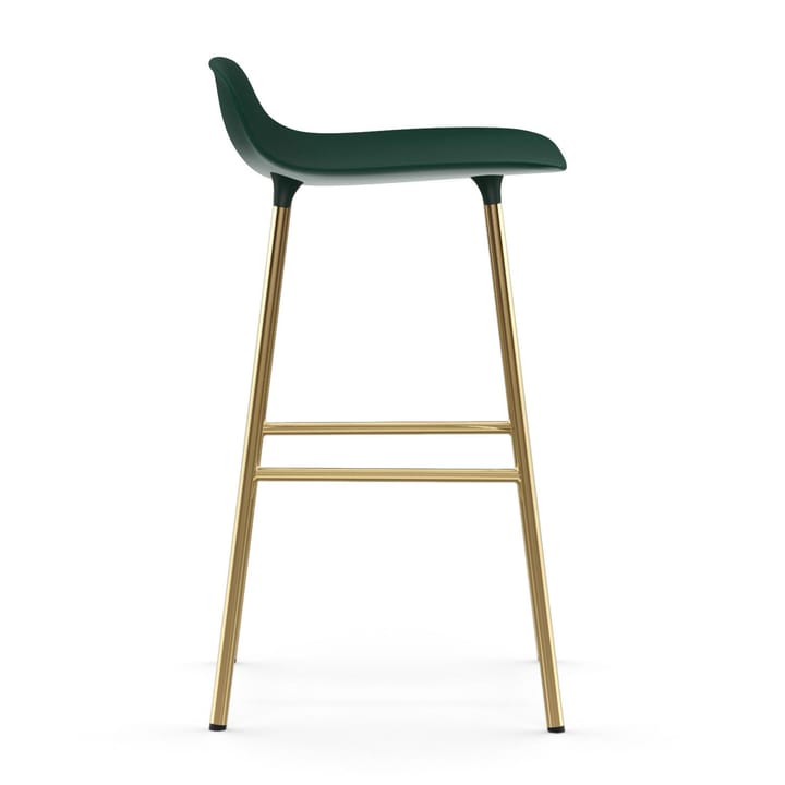 Sgabello con gambe in bronzo Form 75 cm - Verde - Normann Copenhagen