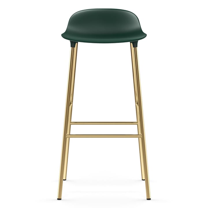 Sgabello con gambe in bronzo Form 75 cm - Verde - Normann Copenhagen