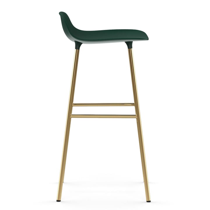 Sgabello con gambe in bronzo Form 75 cm - Verde - Normann Copenhagen