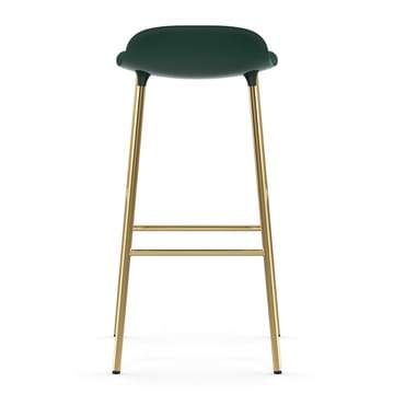 Sgabello con gambe in bronzo Form 75 cm - Verde - Normann Copenhagen