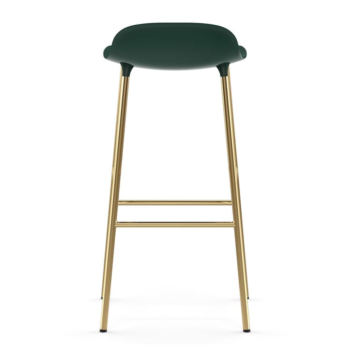 Sgabello con gambe in bronzo Form 75 cm - Verde - Normann Copenhagen