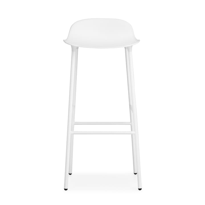 Sgabello con gambe in metallo Form 75 cm - Bianco - Normann Copenhagen