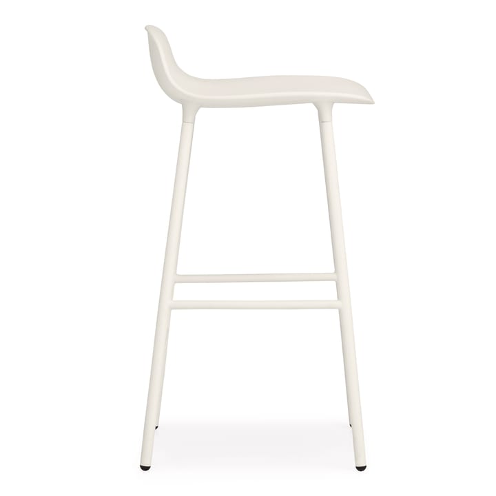 Sgabello con gambe in metallo Form - Bianco - Normann Copenhagen