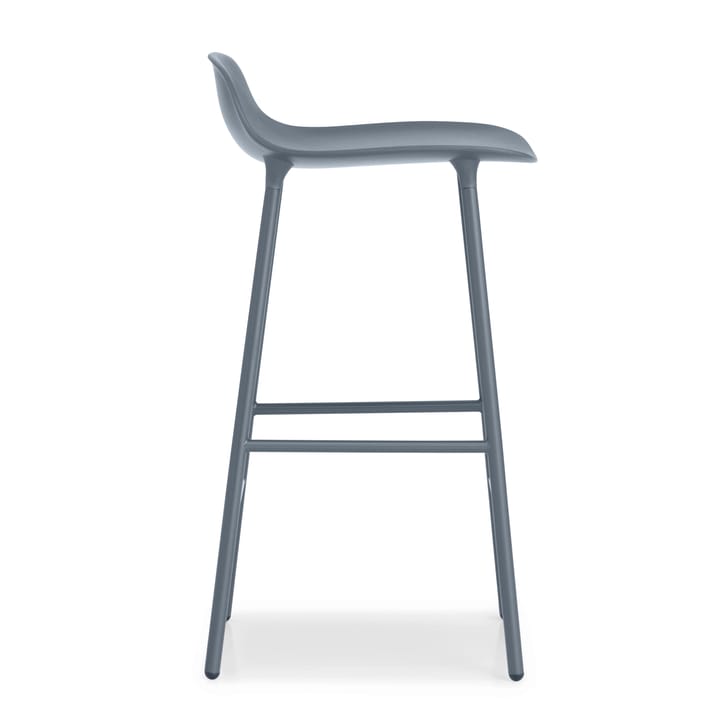 Sgabello con gambe in metallo Form - Blu - Normann Copenhagen