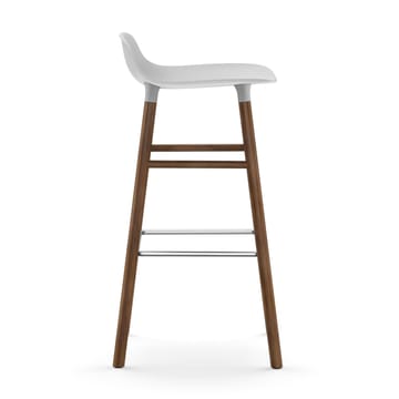 Sgabello con gambe in noce Form  - Bianco - Normann Copenhagen