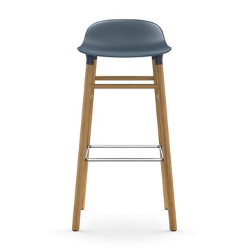 Sgabello con gambe in noce Form  - Blu - Normann Copenhagen