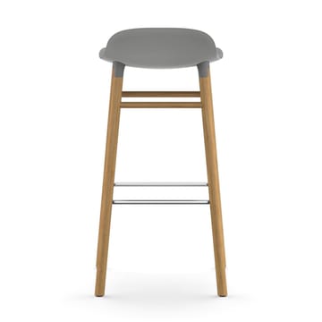 Sgabello con gambe in noce Form  - Grigio - Normann Copenhagen