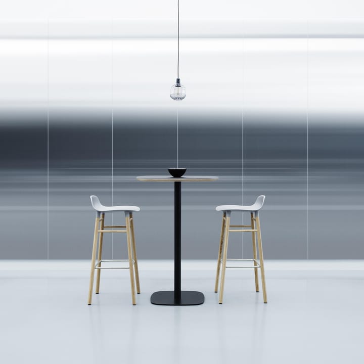 Sgabello con gambe in noce Form  - Grigio - Normann Copenhagen