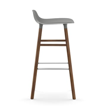 Sgabello con gambe in noce Form  - Grigio - Normann Copenhagen