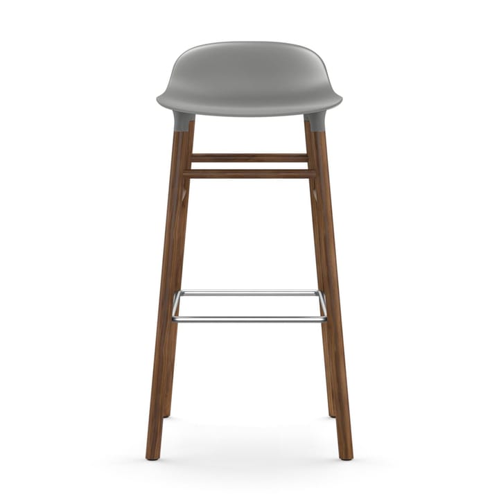 Sgabello con gambe in noce Form  - Grigio - Normann Copenhagen