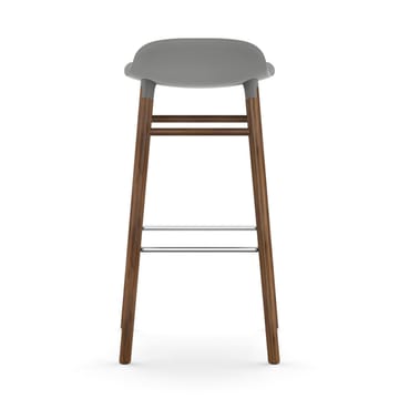 Sgabello con gambe in noce Form  - Grigio - Normann Copenhagen