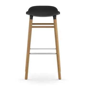 Sgabello con gambe in noce Form  - Nero - Normann Copenhagen