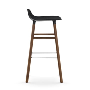 Sgabello con gambe in noce Form  - Nero - Normann Copenhagen