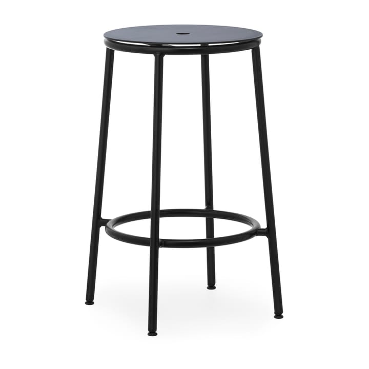 Sgabello da bar Circa, 65 cm - Alluminio nero - Normann Copenhagen