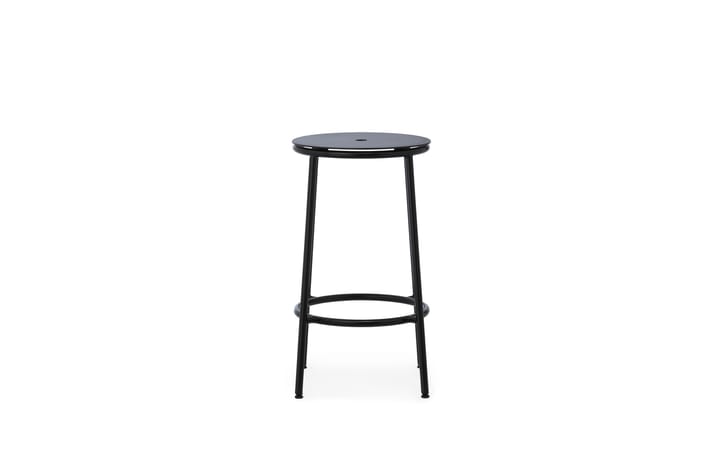 Sgabello da bar Circa, 65 cm, Alluminio nero Normann Copenhagen