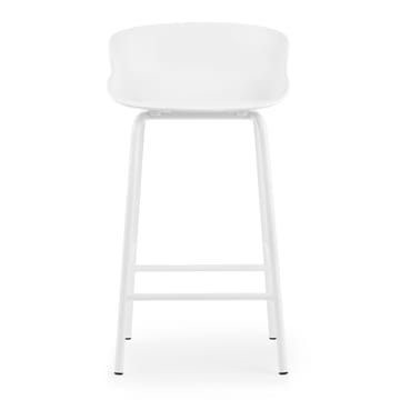 Sgabello da bar con gambe in metallo Hyg 65 cm - Bianco - Normann Copenhagen