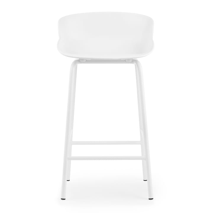 Sgabello da bar con gambe in metallo Hyg 65 cm - Bianco - Normann Copenhagen