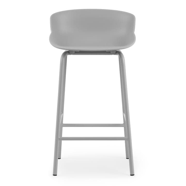 Sgabello da bar con gambe in metallo Hyg 65 cm - Grigio - Normann Copenhagen