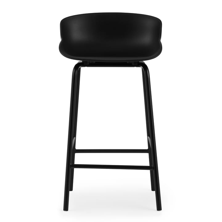 Sgabello da bar con gambe in metallo Hyg 65 cm, Nero Normann Copenhagen