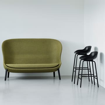 Sgabello da bar con gambe in metallo Hyg 65 cm - Nero - Normann Copenhagen