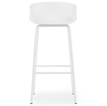 Sgabello da bar con gambe in metallo Hyg 75 cm - Bianco - Normann Copenhagen