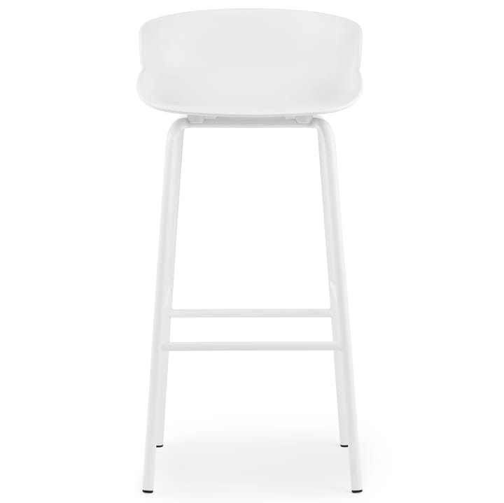 Sgabello da bar con gambe in metallo Hyg 75 cm - Bianco - Normann Copenhagen