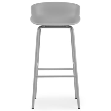 Sgabello da bar con gambe in metallo Hyg 75 cm - Grigio - Normann Copenhagen