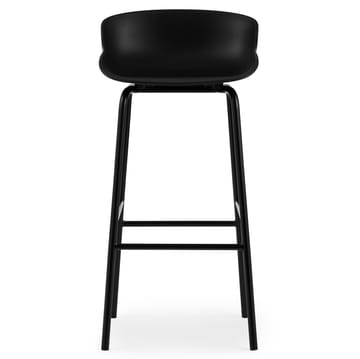 Sgabello da bar con gambe in metallo Hyg 75 cm - Nero - Normann Copenhagen