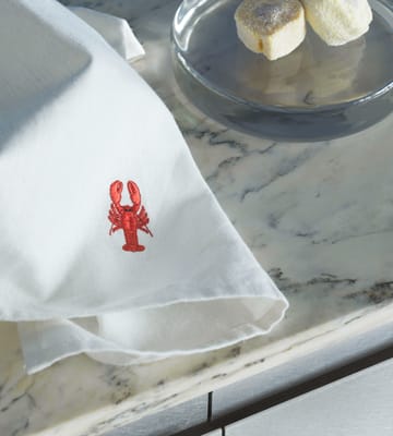 Strofinaccio da cucina Yummy 50x70 cm - Lobster - Normann Copenhagen