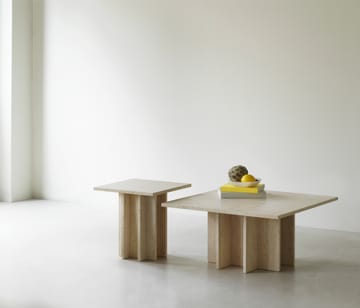 Tavolino da caffè Edge small - Travertine - Normann Copenhagen