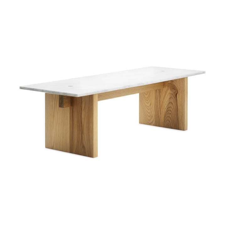 Tavolino da caffè Solid Table 130x38,5x40 cm - White - Normann Copenhagen