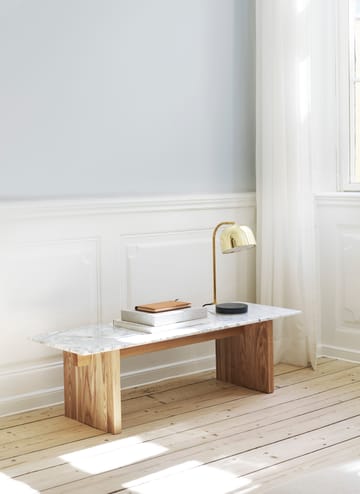 Tavolino da caffè Solid Table 130x38,5x40 cm - White - Normann Copenhagen