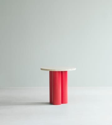 Tavolino Dit Ø40 cm - Travertine Light-rosso chiaro - Normann Copenhagen