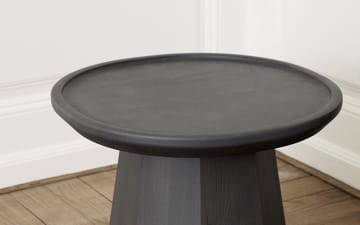 Tavolino Pine table small Ø 45 cm alt. 40,6 cm - Dark Grey - Normann Copenhagen