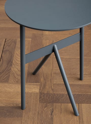 Tavolino Stock Table Ø37 cm H:46 cm - Steel Blue - Normann Copenhagen