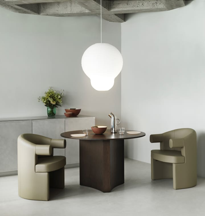 Tavolo da pranzo Bue 120x75 cm - Rovere tinto marrone - Normann Copenhagen