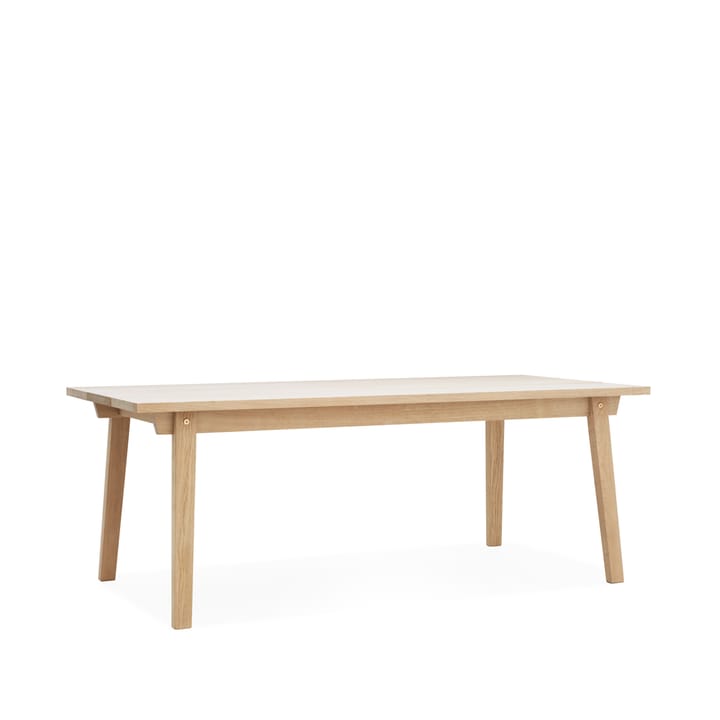 Tavolo da pranzo Slice - rovere saponificato, ripiano in 3 parti - Normann Copenhagen