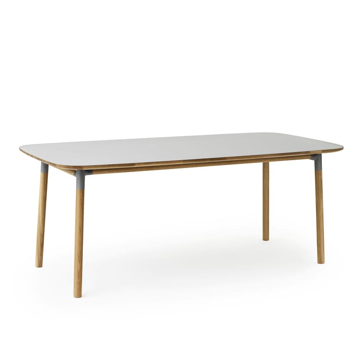 Tavolo Form, 95x200 cm - grigio - Normann Copenhagen