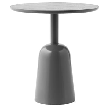 Tavolo regolabile Turn Ø 55 cm - Grigio - Normann Copenhagen