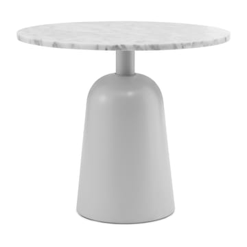 Tavolo regolabile Turn Ø 55 cm - Marmo bianco - Normann Copenhagen