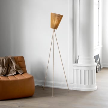 Paralume lampada da terra Oslo Wood - caramel - Northern