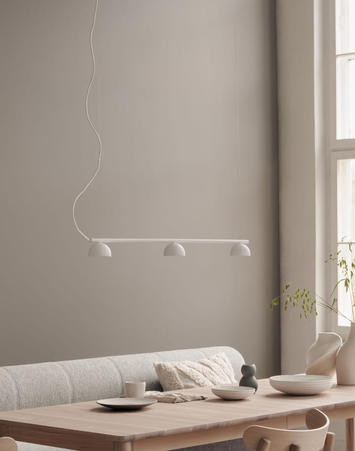 Plafoniera Blush Rail 3, Bianco opaco Northern