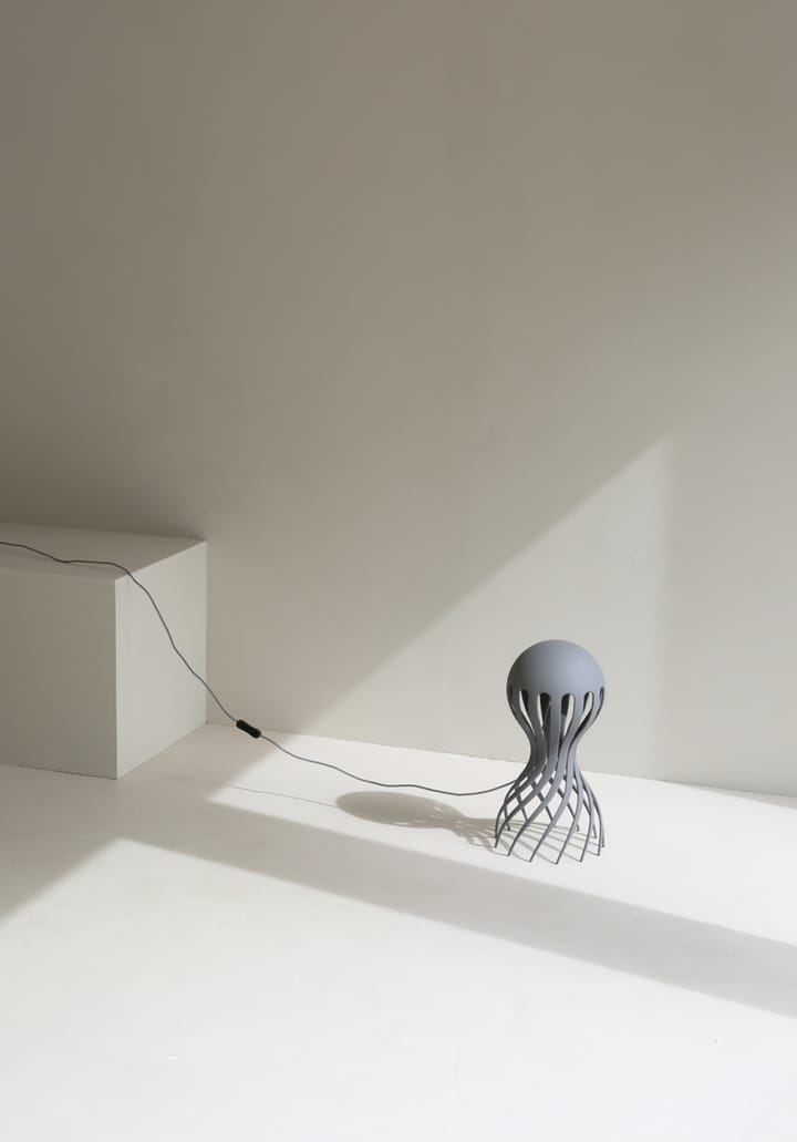 Lampada da tavolo Cirrata 44,4 cm, Grigio Oblure