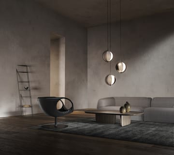 Lampadario Mondo Ø 28 cm - Nero - Oblure