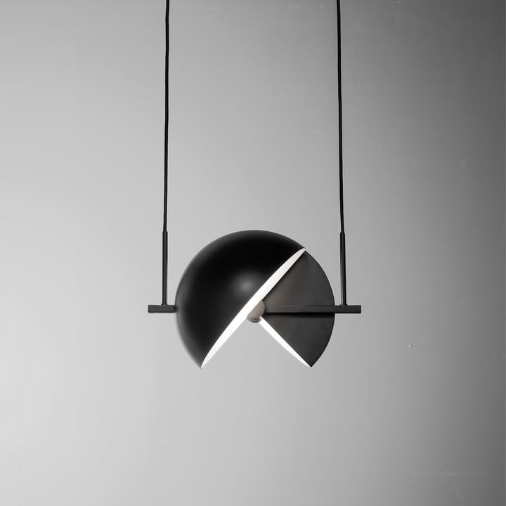 Lampadario Trapeze Ø 28,1 cm, Nero Oblure