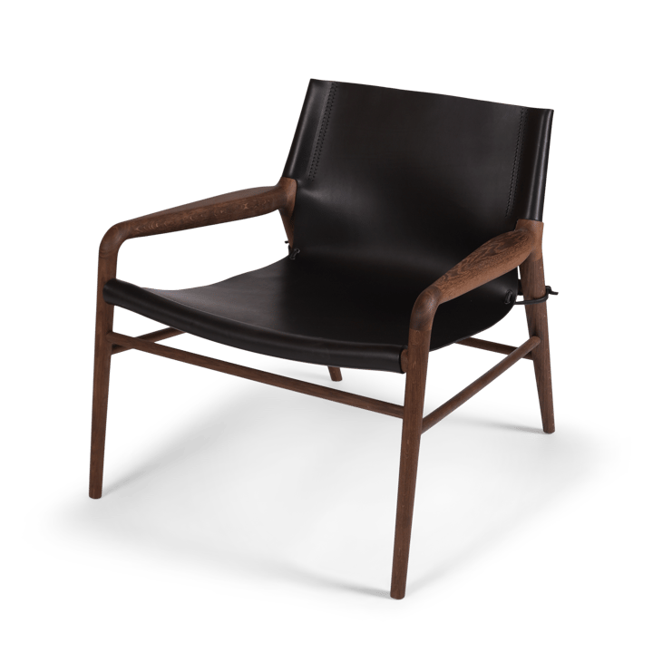 Poltrona in rovere affumicato stativo Rama Chair - Nero - OX Denmarq