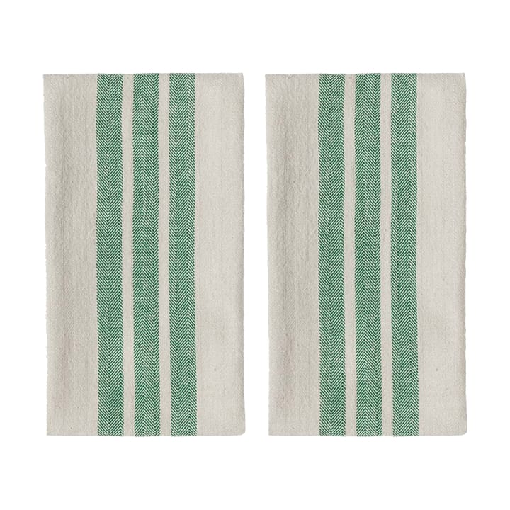 Asciugamano da cucina Linu confezione da 2 - Verde - OYOY