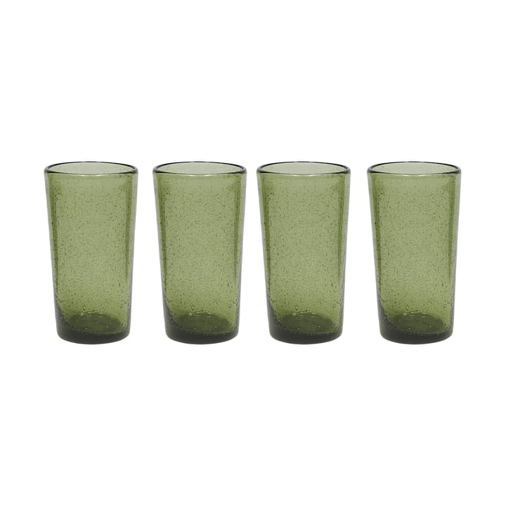 Bicchieri highball Kuki, confezione da 4 - Verde - OYOY