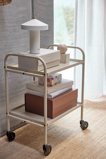 Carrello da portata Maki piccolo - Beige - OYOY