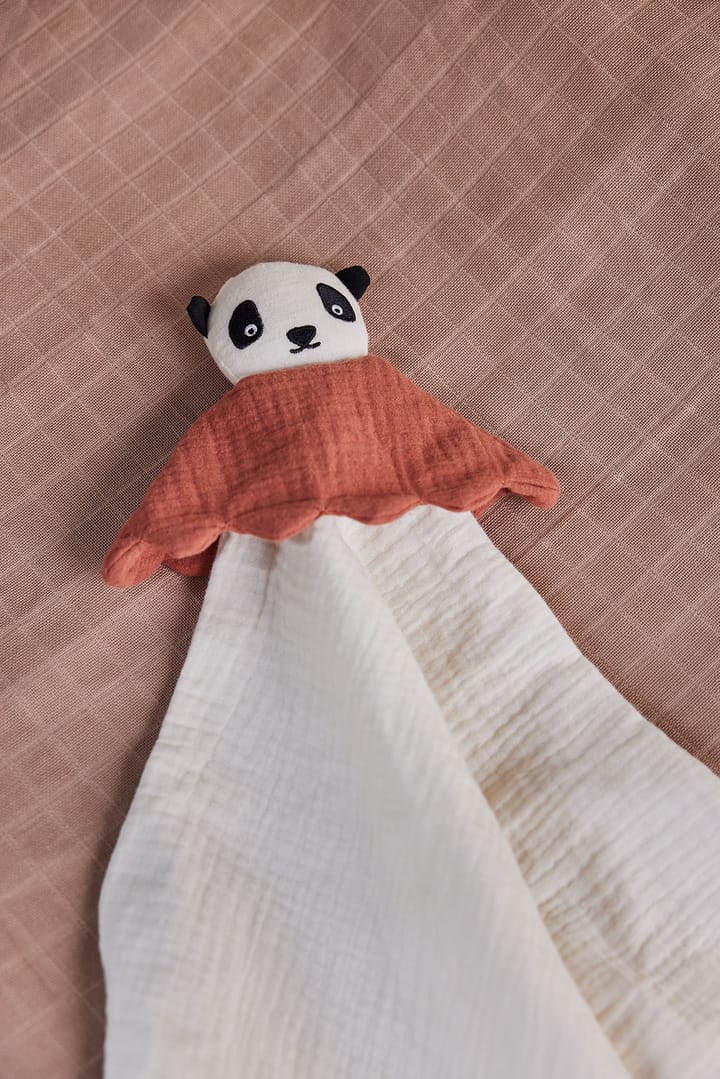 Copertina per le coccole Lun Lun Panda 40x40 cm, Offwhite OYOY